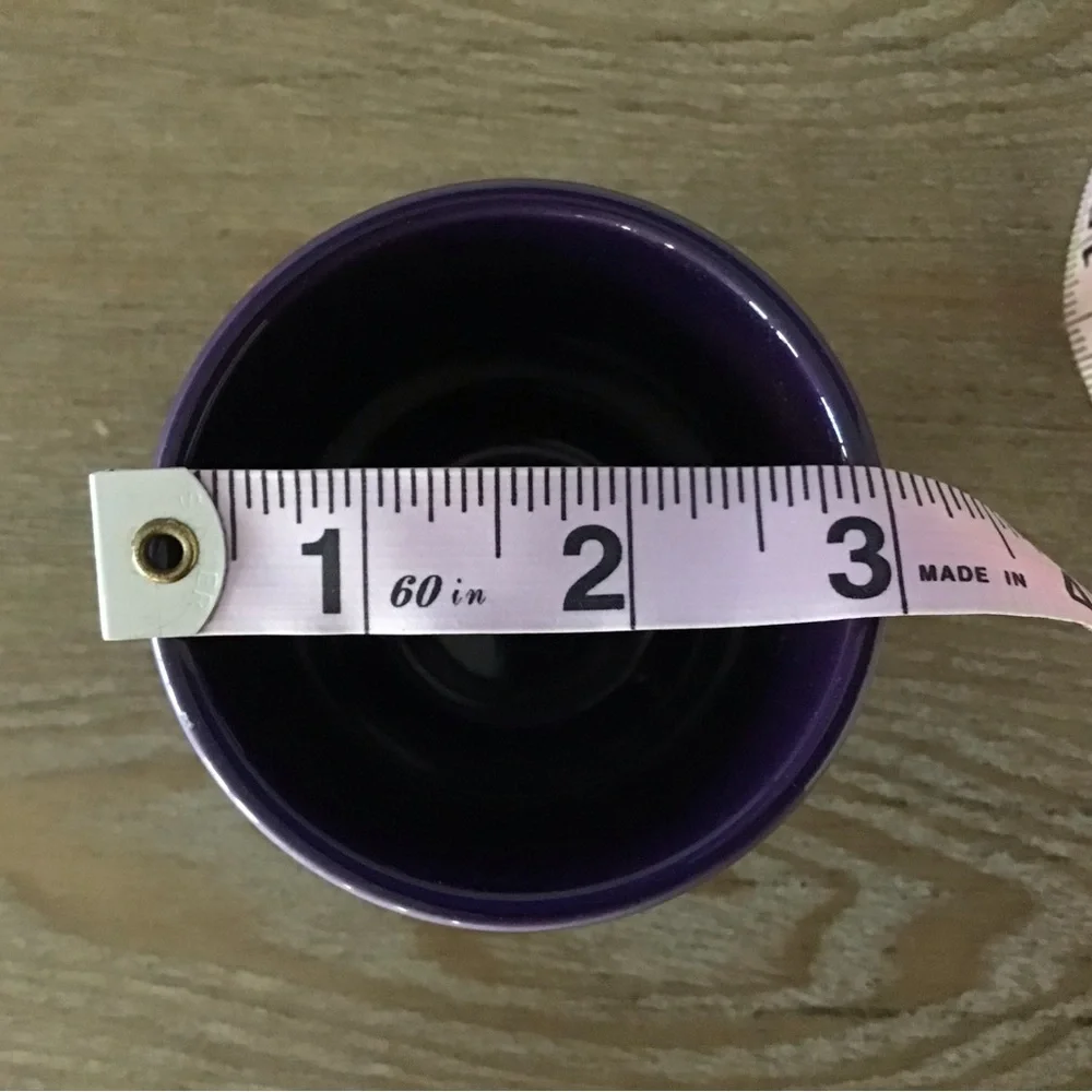 2 Vintage Fiesta Plum Tumblers - Picture 6 of 7